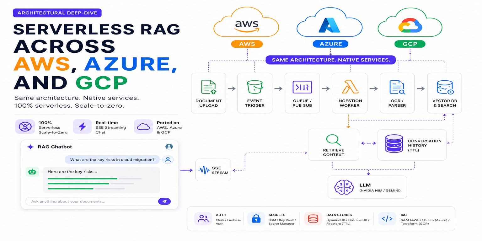 Serverless RAG Across AWS, Azure, and GCP